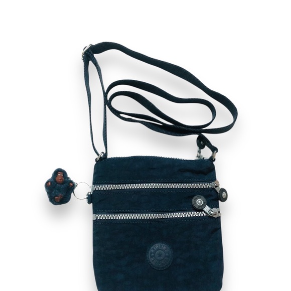 Kipling Blue Crossbody Bag with Adjustable Strap - Picture 1 of 3